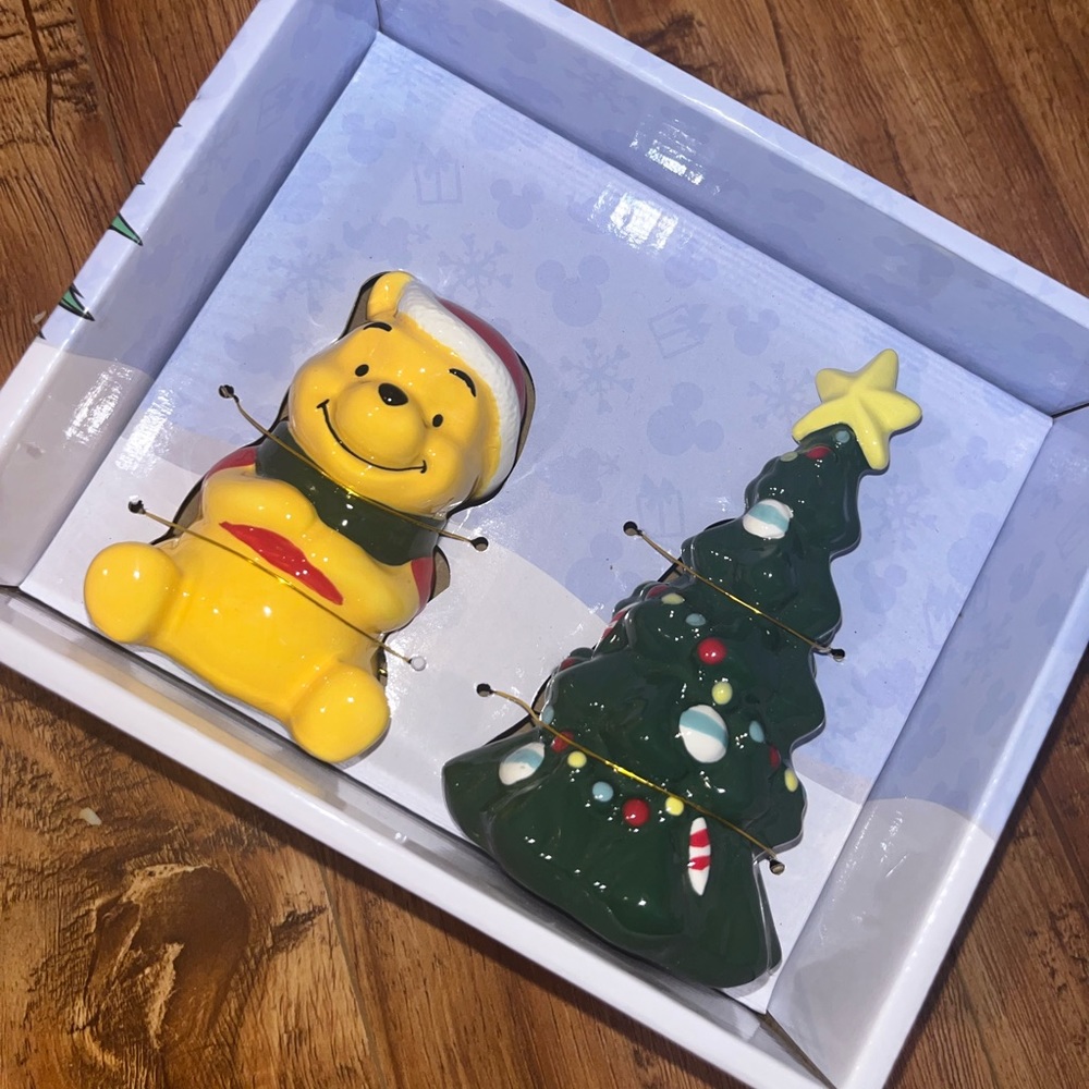 Winnie The Pooh Christmas Salt & Pepper Shakers